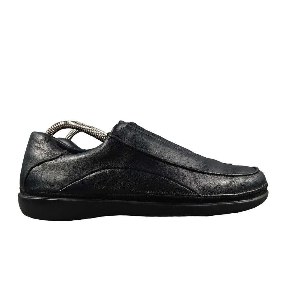 Rockport Shoes Women 9 Slip On Dress Loafer Leather Black Comfort Stretch Career